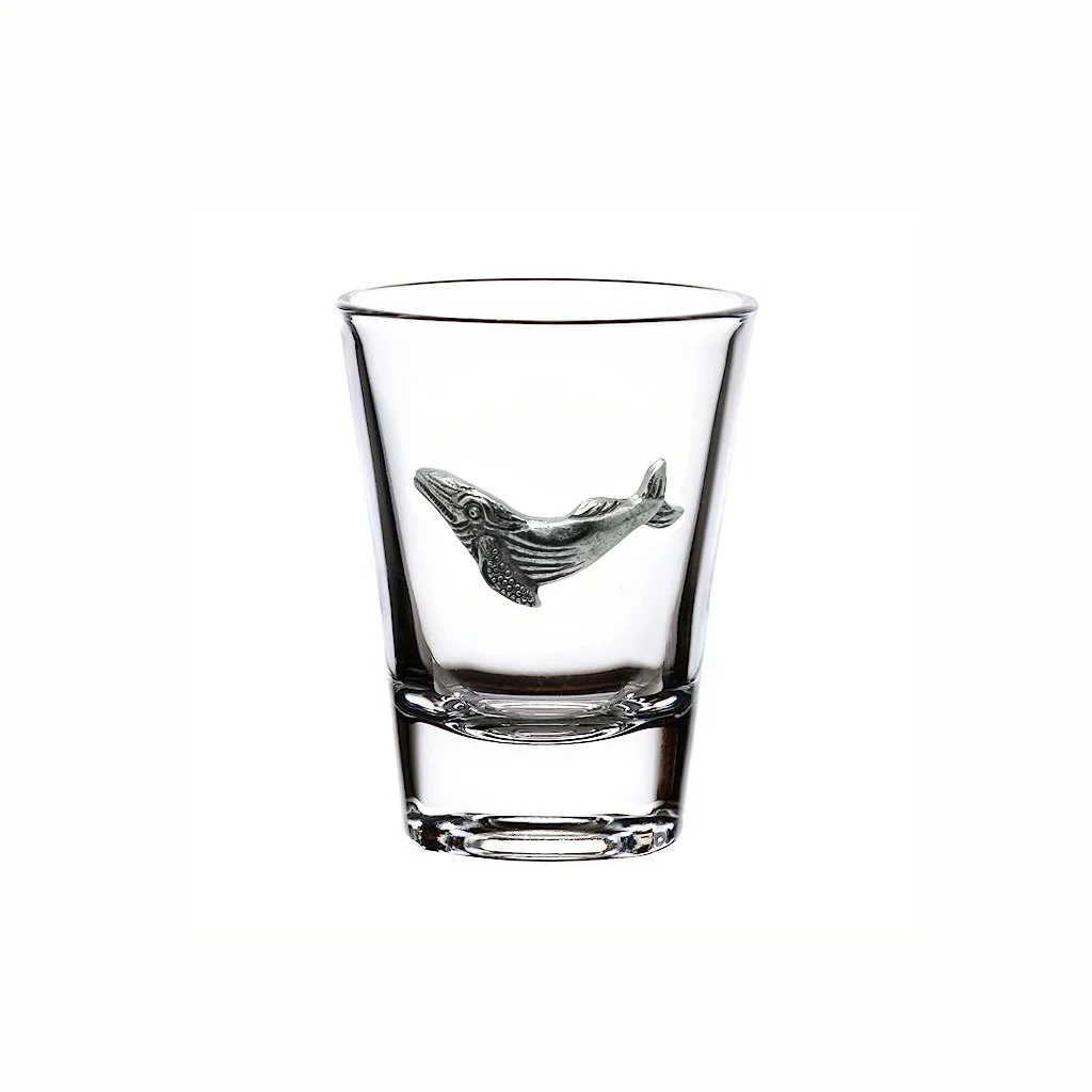 Menagerie Whale 2 Ounce Classic Shot Glass — MENAGERIE WINE POURERS
